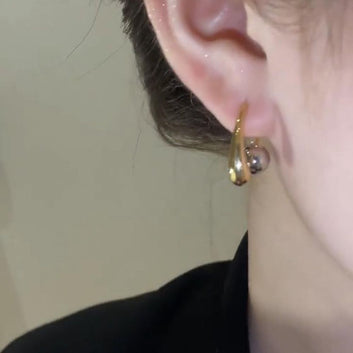Gold & Silver Foiled - Earring