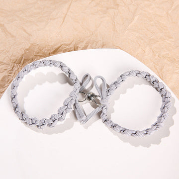 Grey Elastic Magnetic - Bracelet Set