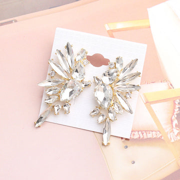 White Crystal Butterfly - Earring