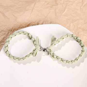 Green Elastic Magnetic - Bracelet Set