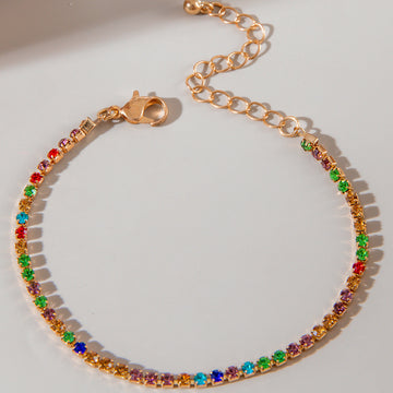 Multi Diamonds Gold - Bracelet