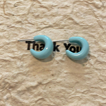 Chunky Blue - Earring