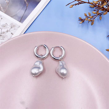 Fancy Pearl Silver - Earring