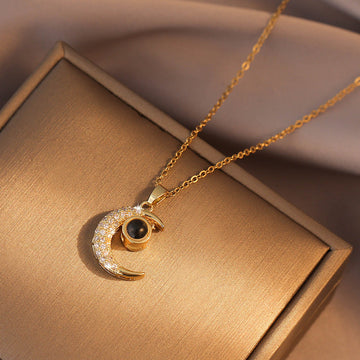 Gold Moon - Necklace Style 2
