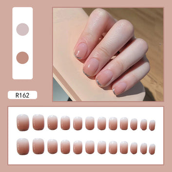 Sparkle Rose Pink - Press On Nail Set Of 24 - Free 24 Pcs Sticker Sheet Included