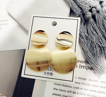 Glam Foiled Gold - Earring