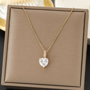 Diamond Heart Gold - Necklace