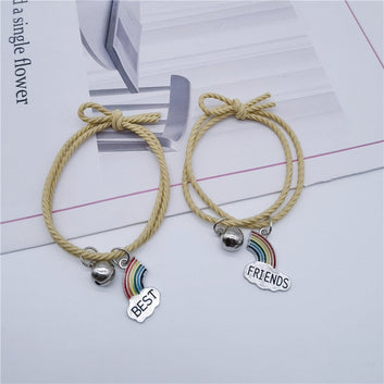 Best Friends Rainbow Yellow - Bracelet Set