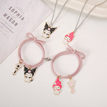 Kuromi & My Melody Style 3 - Jewelry Set Of 4