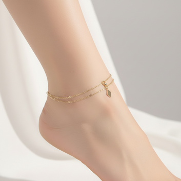 Double Layer Classy Gold - Anklet