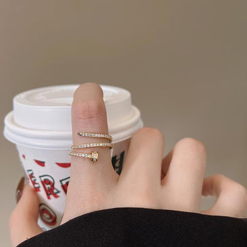 Diamond Multi-layer Gold - Ring