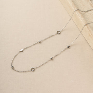 Premium Silver Series Crystal Diamonds - Necklace