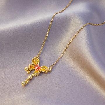 Beautiful Butterfly - Necklace