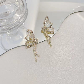 Gold Charming Butterfly - Earring
