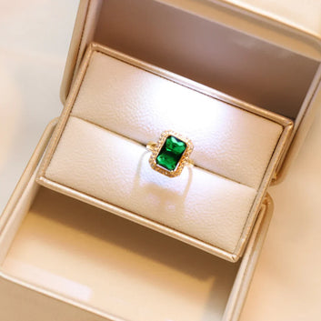 Green Gem Gold - Ring