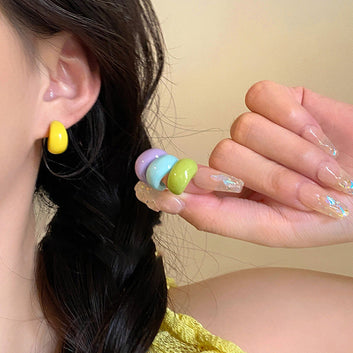 Chunky Blue - Earring