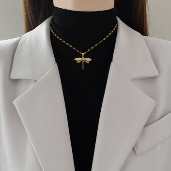 Dragonfly Gold - Necklace