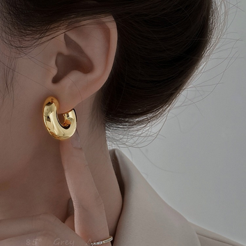 Fancy Gold Foil - Earring Style 6