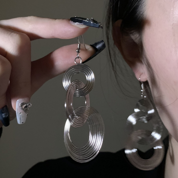 Silver Hoop - Earring