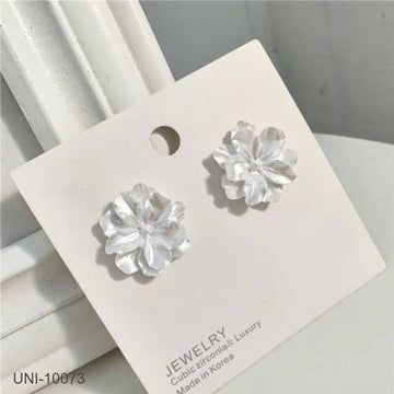 White Flower - Earring