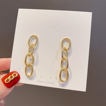 Classy Chain Gold - Earring Style 1