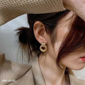 Rose Gold Multi Circle - Earring