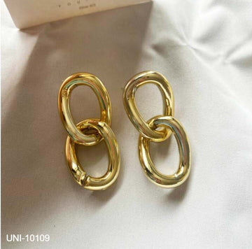Gold Glam Chain - Earring