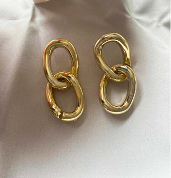 Gold Glam Chain - Earring