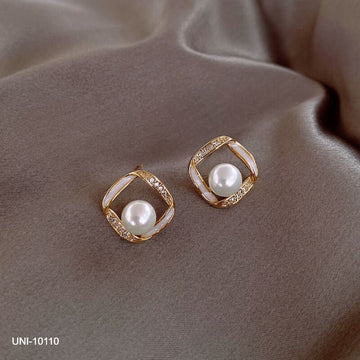 Pearl Gold Glam - Earring