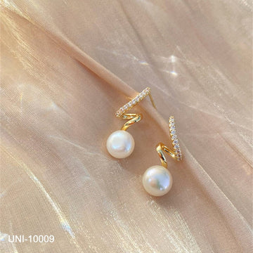 Zig Zag Gold - Earring