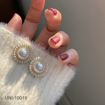 Pearl Round - Earring