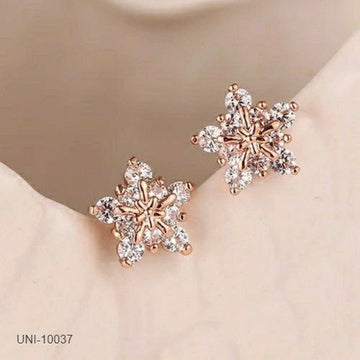 Rose Gold Blinky Star - Earring