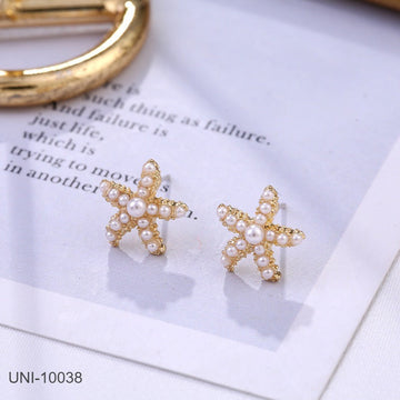 Pearly Star Fish - Earring