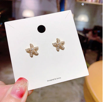 Pearly Star Fish - Earring