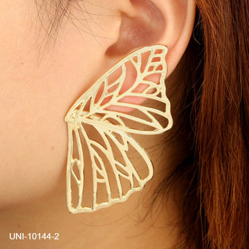 Butterfly Foiled Gold - Earring Style 3