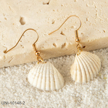 Sea Shell White - Earring Style 2