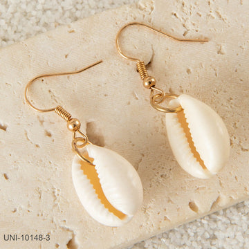Sea Shell White - Earring Style 3