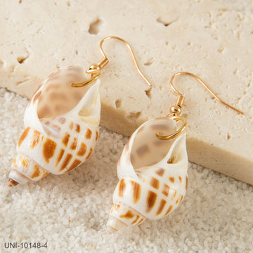 Sea Shell White - Earring Style 4