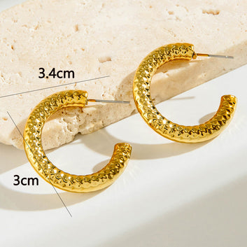 Fancy Gold Foil - Earring Style 2