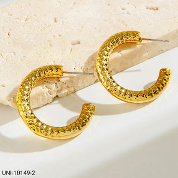 Fancy Gold Foil - Earring Style 2