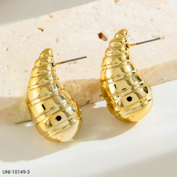 Fancy Gold Foil - Earring Style 3