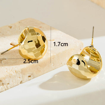 Fancy Gold Foil - Earring Style 7