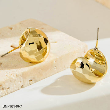Fancy Gold Foil - Earring Style 7