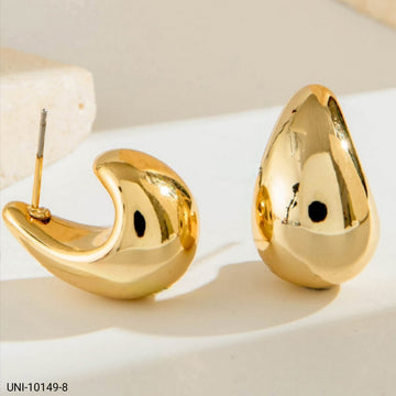 Fancy Gold Foil - Earring Style 8