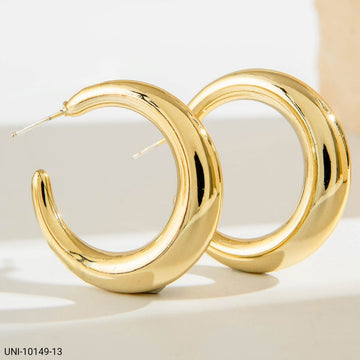 Fancy Gold Foil - Earring Style 13