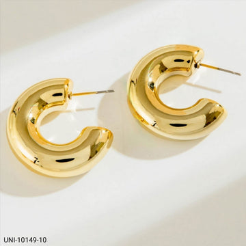 Fancy Gold Foil - Earring Style 10
