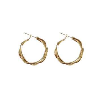 Twist Hoop Gold - Earring