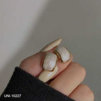 Marbled Gold - Earring