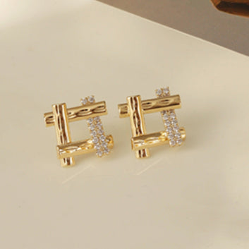 Geometric Square - Earring