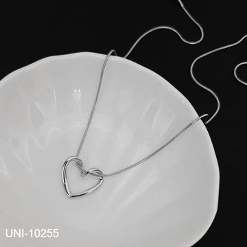 Silver Heart - Necklace Style 2